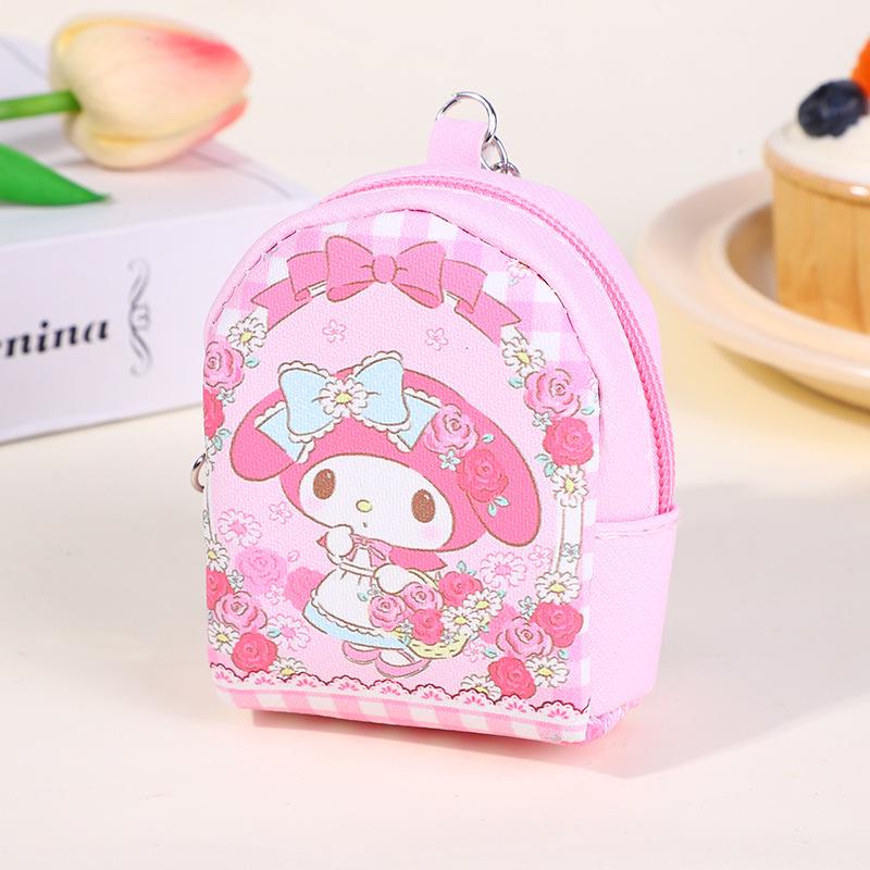 Kuromi Cartoon Mini Backpack: Cute Coin Purse & Versatile Storage for Earphones & Lipstick