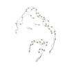 Beaded Wedding Earrings Multilayer Bridal Set Necklace Earrings Sets Jewelry Sets Pearl Necklace