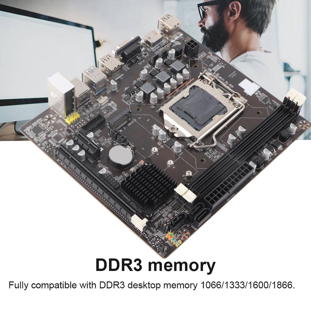H61M 1155Pin DDR3 Memory 1066 1333 1600 1866 Desktop Computer Motherboard Mainboard