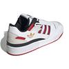 Adidas Forum Exhibit Low White Scarlet Unisex Sneakers Footwear-White Core-Black GX1523