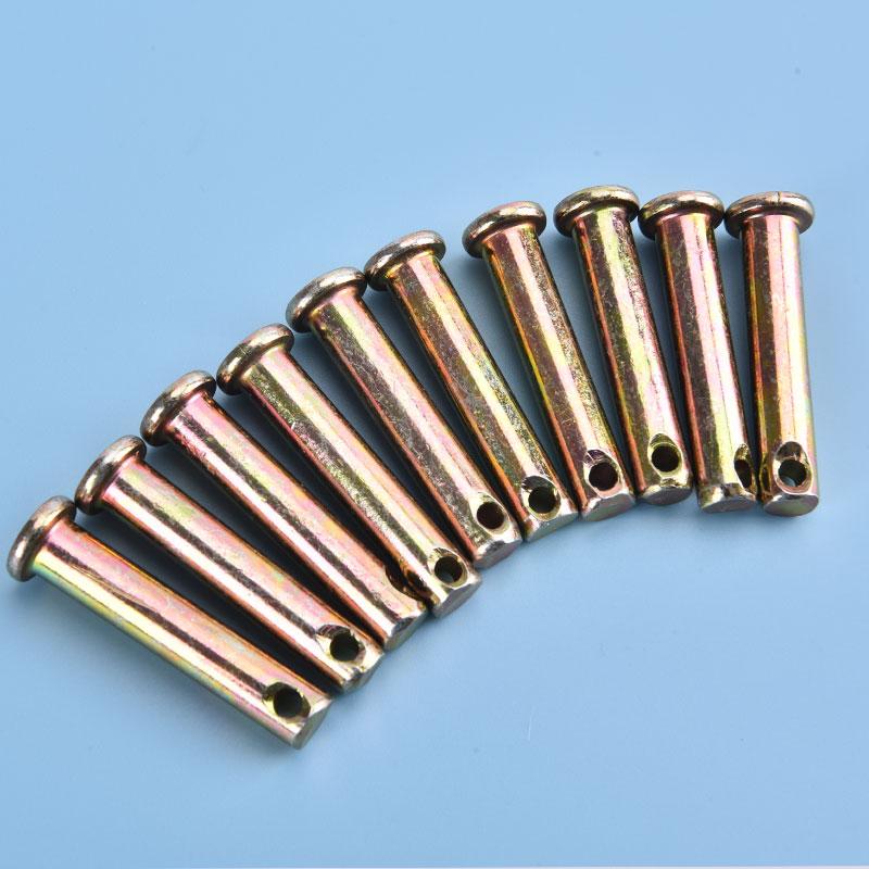 10Pcs/Set 186F Diesel Farming Rotary Tiller Pin 8×40 8×50 Lock Pin Shaft R Card