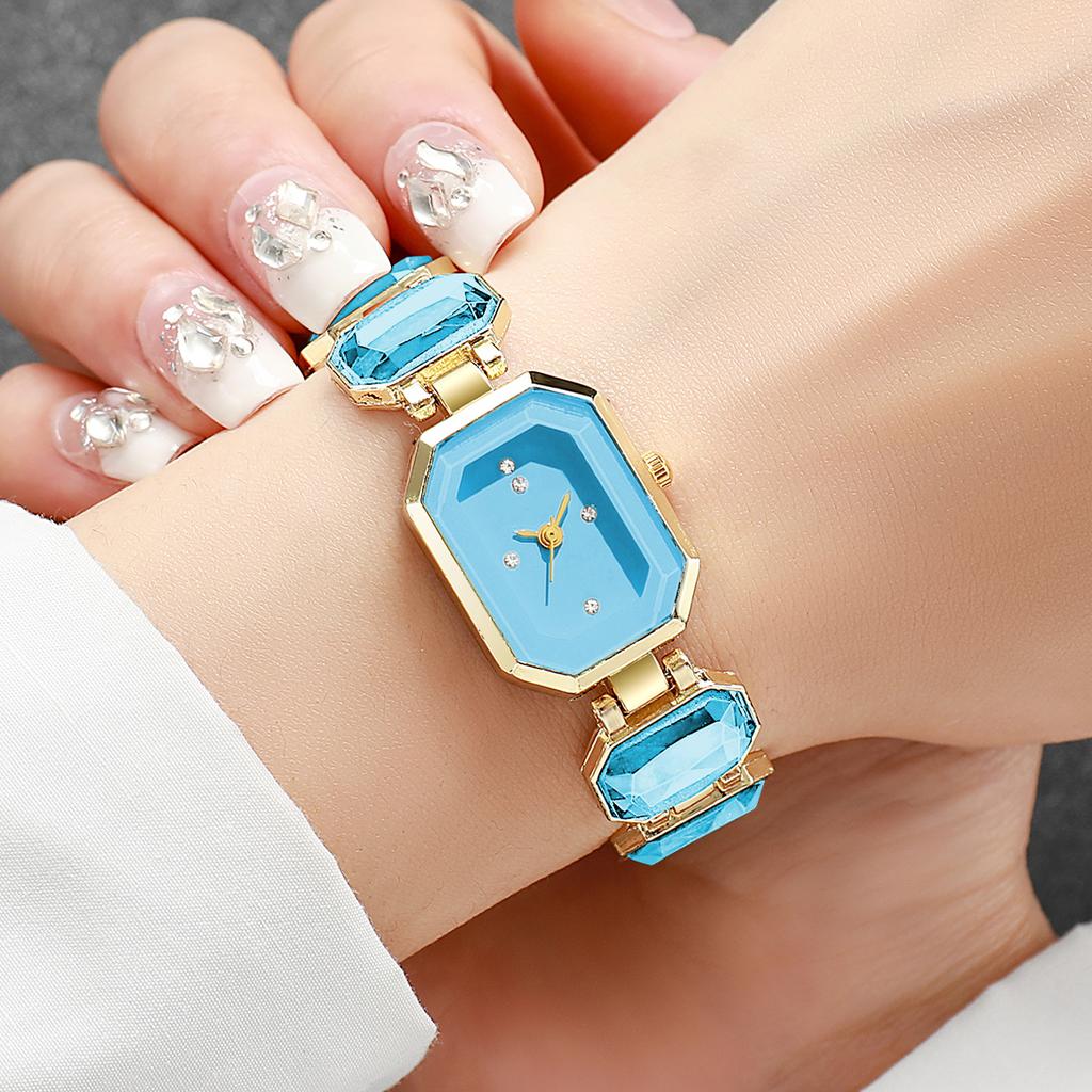 Mode Rechteck Zifferblatt Damenuhr Elegant Damen Quarz Armbanduhren Mädchen Uhr Reloj Hombre