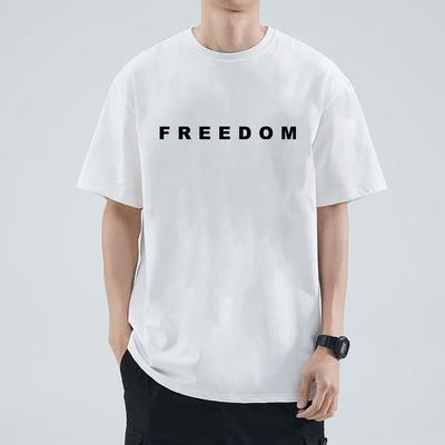 Charlie Kirk Freedom Merch Tshirt with Free Letter Pattern Y2K Mens Womens Casual Short Sleeved Highquality Cotton Tshirt
