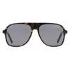 Messy Weekend Sumi Dark Havana Deep Grey Unisex Sunglasses