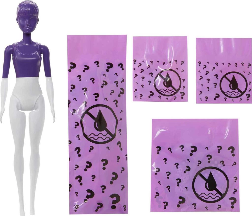 Barbie Color Reveal Water Color Magic Monochromematic [Dress-up Doll] [Doll and Accessory Set] [Ages 6 and Up] 986A-GWC56