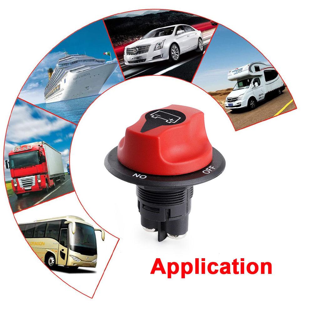 Battery Disconnect Switch Battery Master Power Cut Off Switch DC 32V 50A 100A 200A 300A Battery Isolator Kill Switches For Car