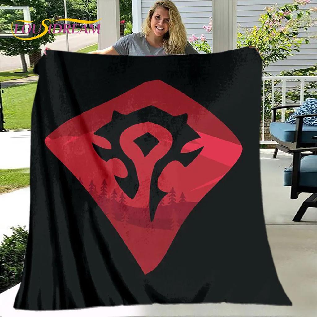WOW, World of Warcraft Game Gamer Soft Plush Blanket,Flannel Blanket Throw Blanket for Living Room Bedroom Bed Sofa Picnic Cover