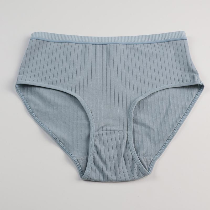 Calcinhas para Mulheres Cuecas de Cintura Baixa com Bordas de Fungo Preto Fofas Simples de Algodão Respirável Calcinhas Triângulo