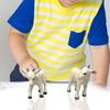 Animal Model Lovely Shape Collectible PVC Simulation Goat Model Figure for Gift
