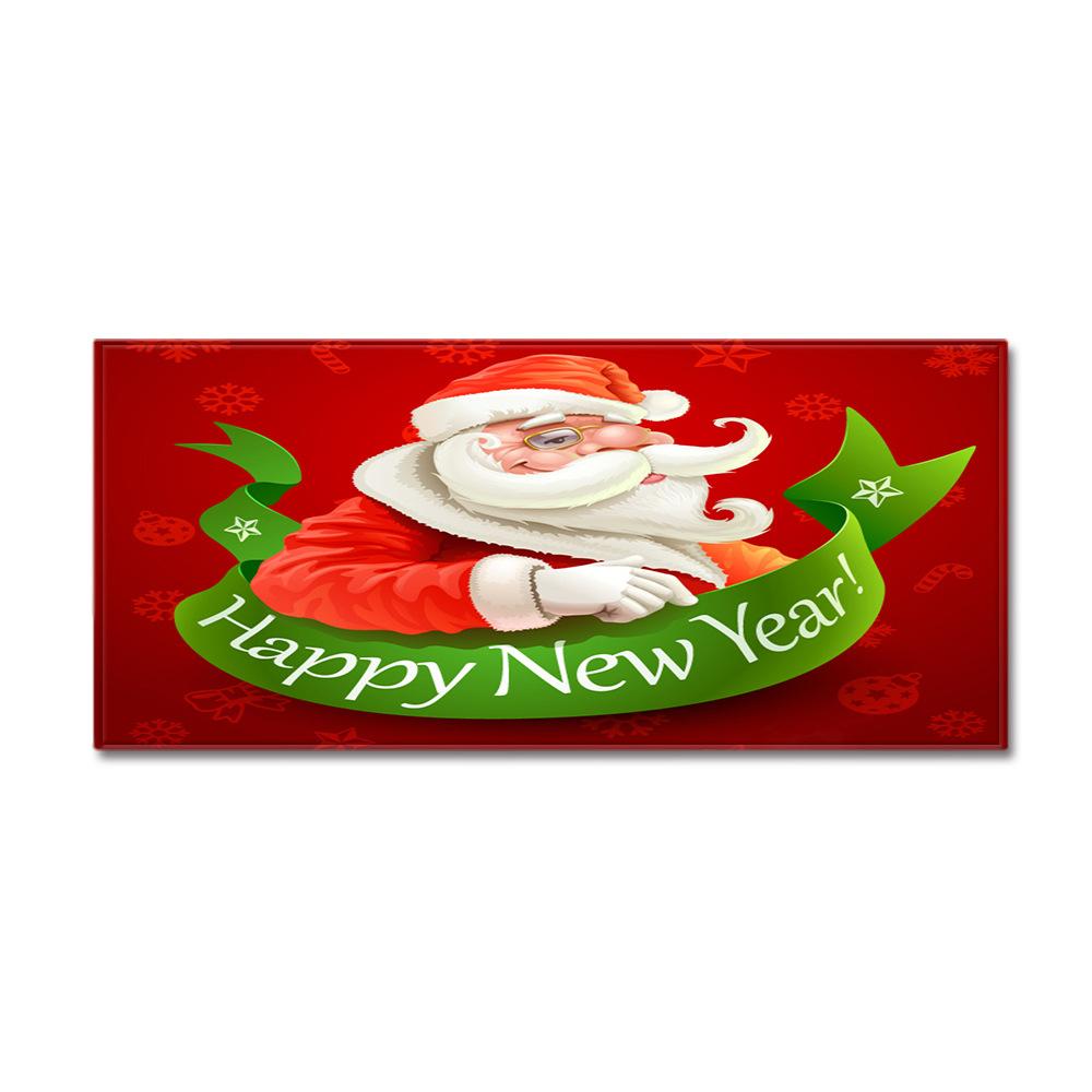 Christmas Kitchen Sand Carpet Doormat Long Floor Mat