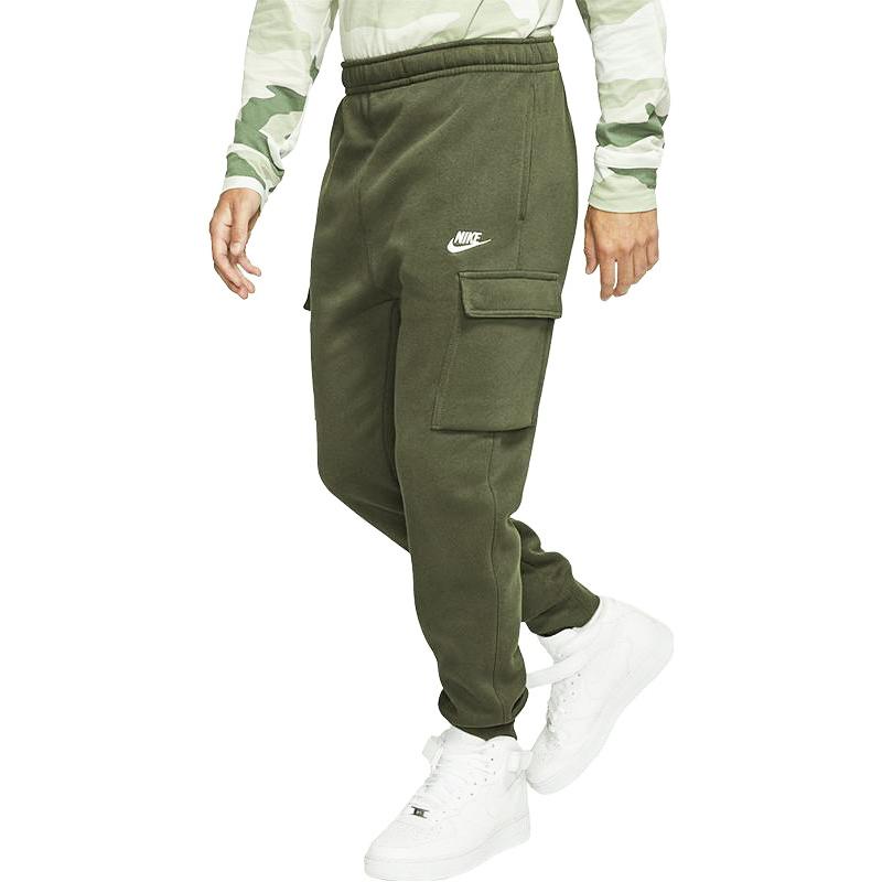 Nike Cargo Pants Men's Dark Green Thickened CD3130-326