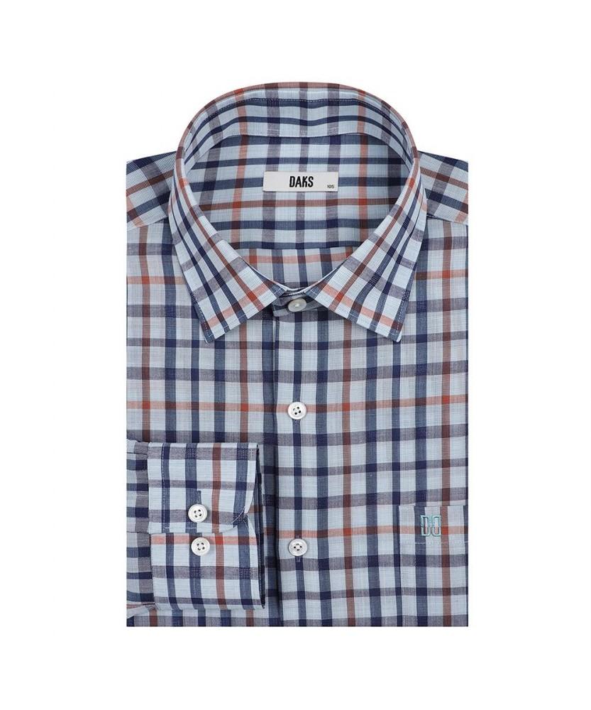 Dagseusyeocheu Wool Blend Medium Check Casual Shirt_Dls1Shcl142B1