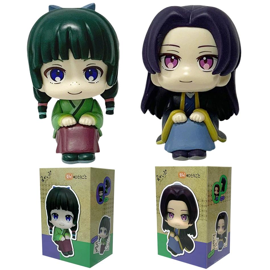 9cm Wersja Q Pamiętniki Aptekarza Maomao Jinshi Mini Figurka Anime Gadżety Kawaii Ozdoby na Biurko Samochód Model Prezenty
