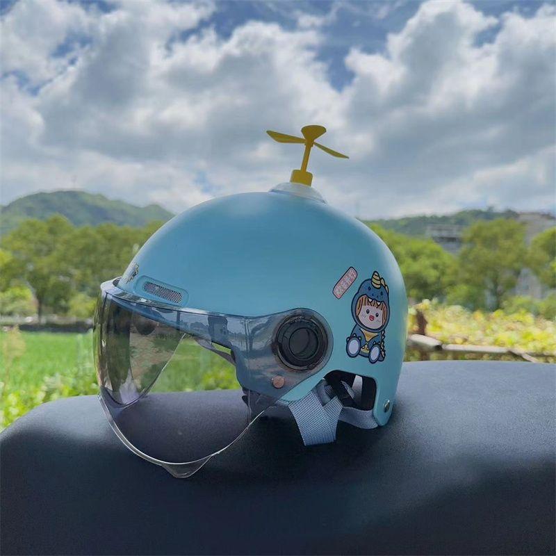 Children's Helmet Electric Car Summer Motorcycle Boy and Girl Half Helmet Electric Car Four Season Universal Safety Helmet