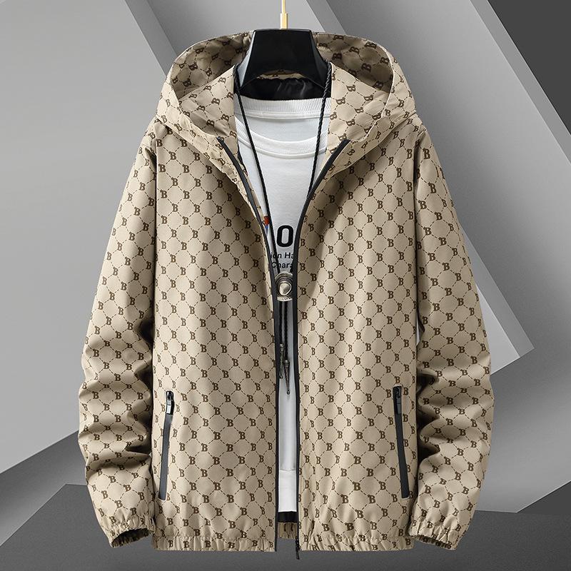 European Style Men's Hooded Casual Jacket - Youth Sun Protection Spring/Summer 2026 Collection