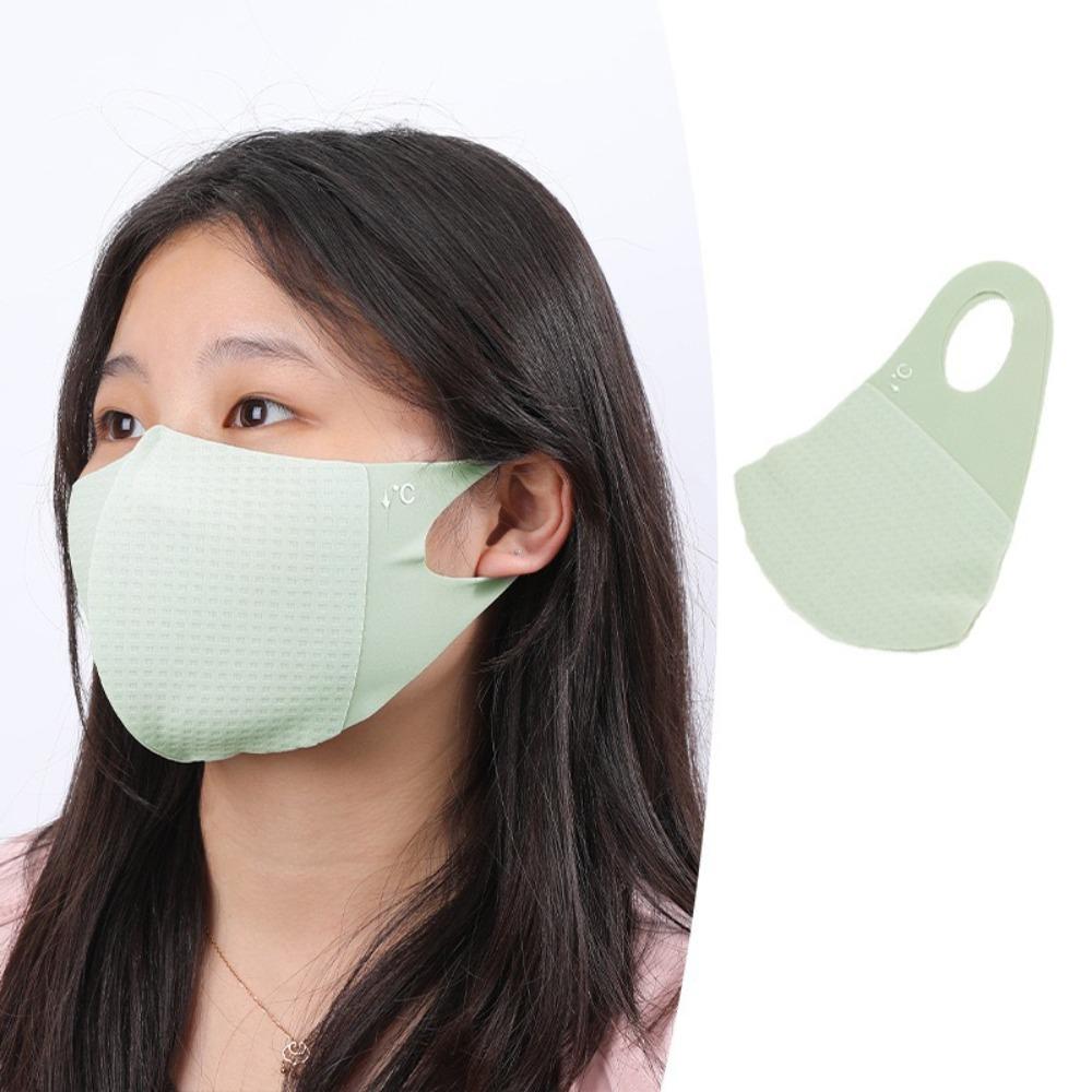 4pcs/set Sunscreen Face Scarf Face Cover UV Protection Face Gini Mask Thin Ice Silk Mask  Fishing