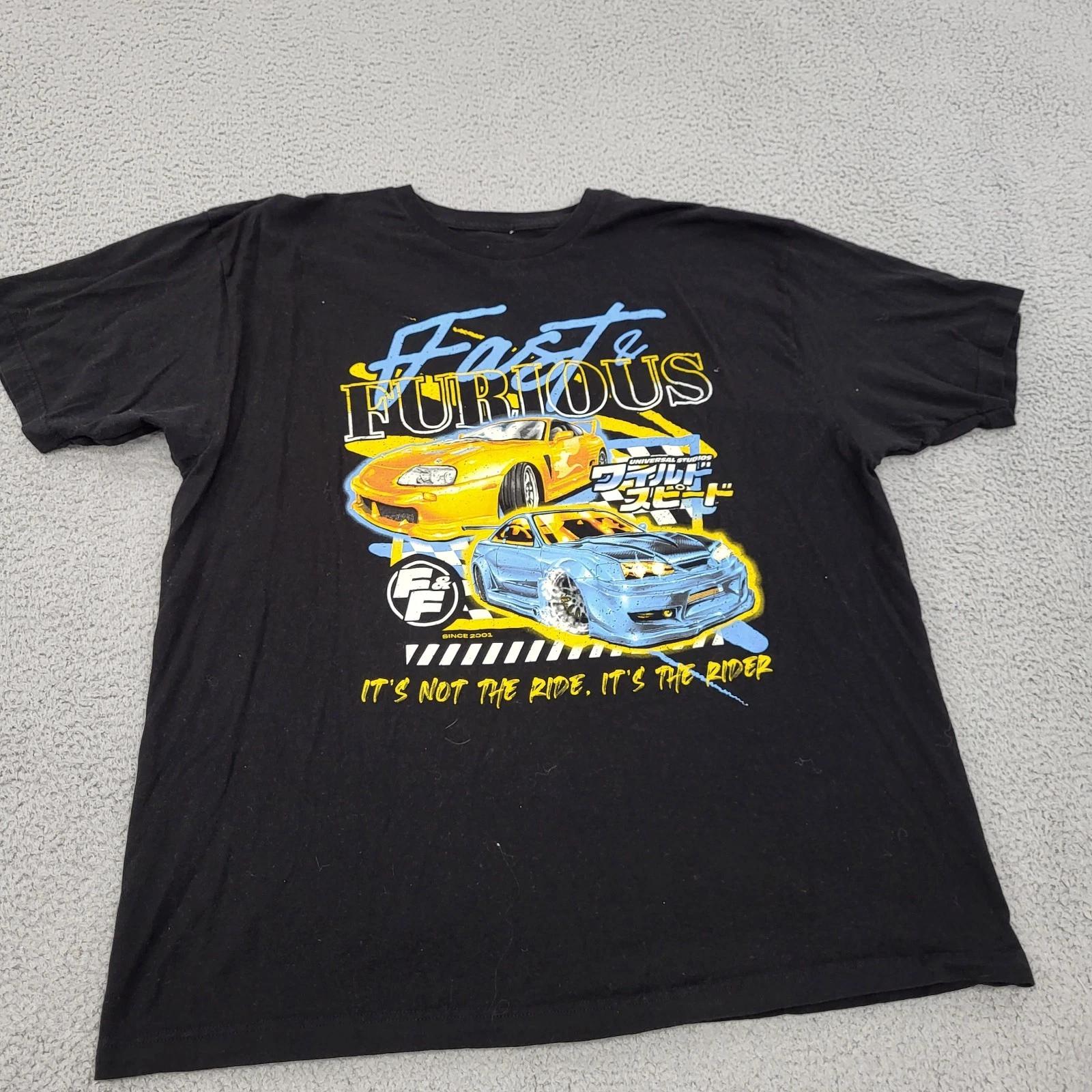 

Universal Studios Fast & Furious Shirt Mens 2XL XXL Graphic Japan Japanese XL
