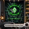 TapestryWerder Bremen FC Custom Name Text Personalized Wall Hanging Tapestry Home Wall Decor
