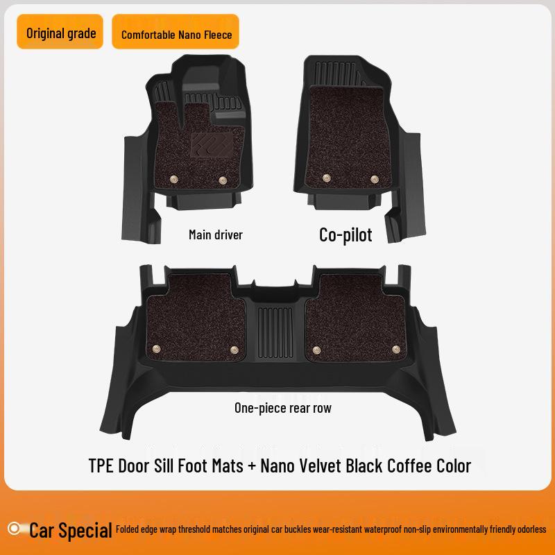2025 Nissan X-Trail Honor Full Coverage TPE Floor Mats