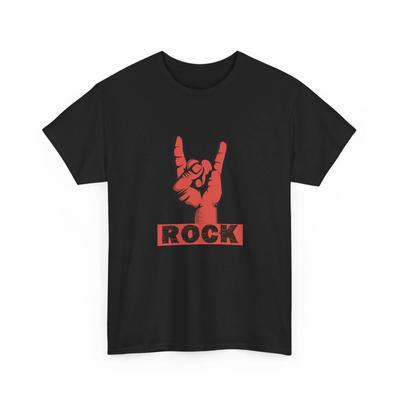 Red Rock Handzeichen T-Shirt | Rockmusik Tee, Festival Kleidung, Cooler Style, Mode