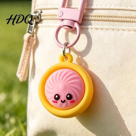 Dumpling Keychain Mini Pendant 6/8/10Pcs Soft Cartoon Snack Lightweight Accessories for Backpacks Keys Bags