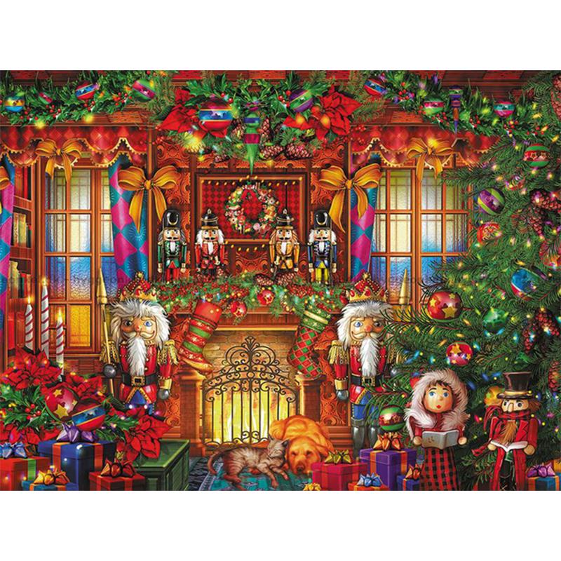 5D DIY diamantová malba Kreslený křížový steh Plný kulatý vrták výšivka Mozaika Umělecký obrázek kamínků Domácí dekorace na zeď dárek