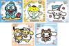 Nobu Company Sanrio Magic Clay Boys 5-Piece Set (HangyodonPom Pom PurinCinnamorollPochacco & Pom Pom PurinFriend Costume Cinnamoroll) HG1215-SET