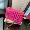 Fashionable Quilted Texture Pu Shoulder Bag For Women 2023 Summer Trendy