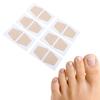 60pcs Nail Repairing Patches Reduce Discoloration Painless Nail Repair Treating Patches for Manicure