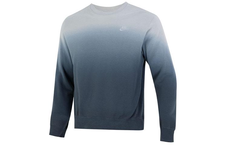 Nike Sweatshirts Men s Sky Blue Crew Neck Moderate Regular DQ4628-070 M