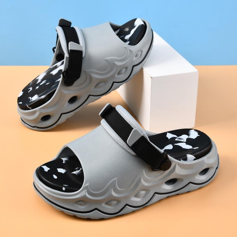 Casual Slippers Men's Lazy One-pedal Summer Couple's New Non-slip, Deodorant Soft Bottom Wear-resistant Outer Wear