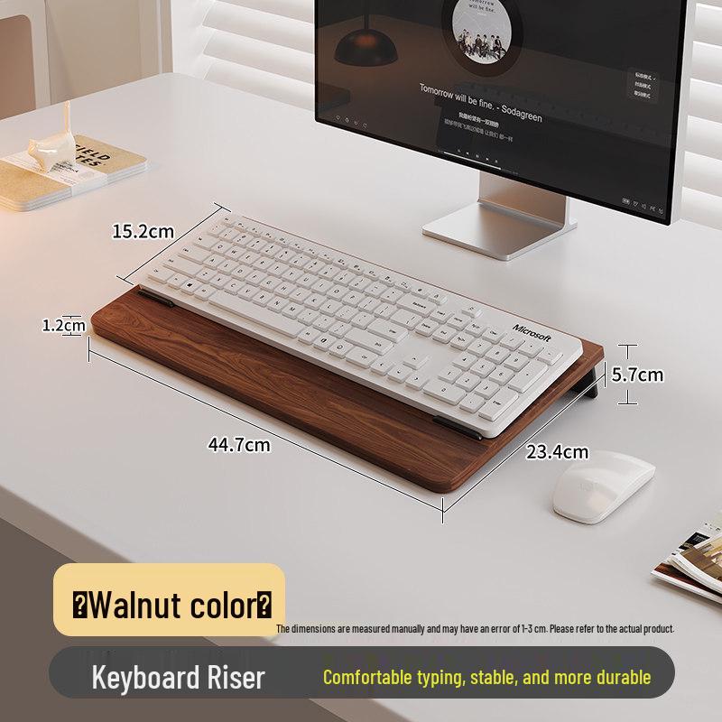 Rutschfester kippbarer Tastaturständer für Desktop, Laptop, Maus, Büroaufbewahrung