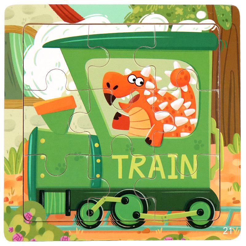 Wooden Educational Jigsaw Puzzle for Kindergarten Children - Fun Hands-On Matching Game