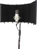 Tlingt Reflection Filter Microphone Soundproofing Acoustic Absorption Material Shield Noise Reduction High-Density Foam Foldable 32cm x 15cm 5 Sheets