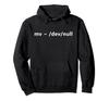 Funny Hacker Humor Mv Dev Null Linux Hoodie