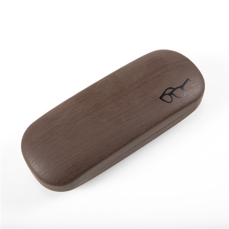 High Quality Hard Glasses Case Women Wood Grain Eyeglass Case Cover Portable Reading Glasses Box For Men Spectacle Cases