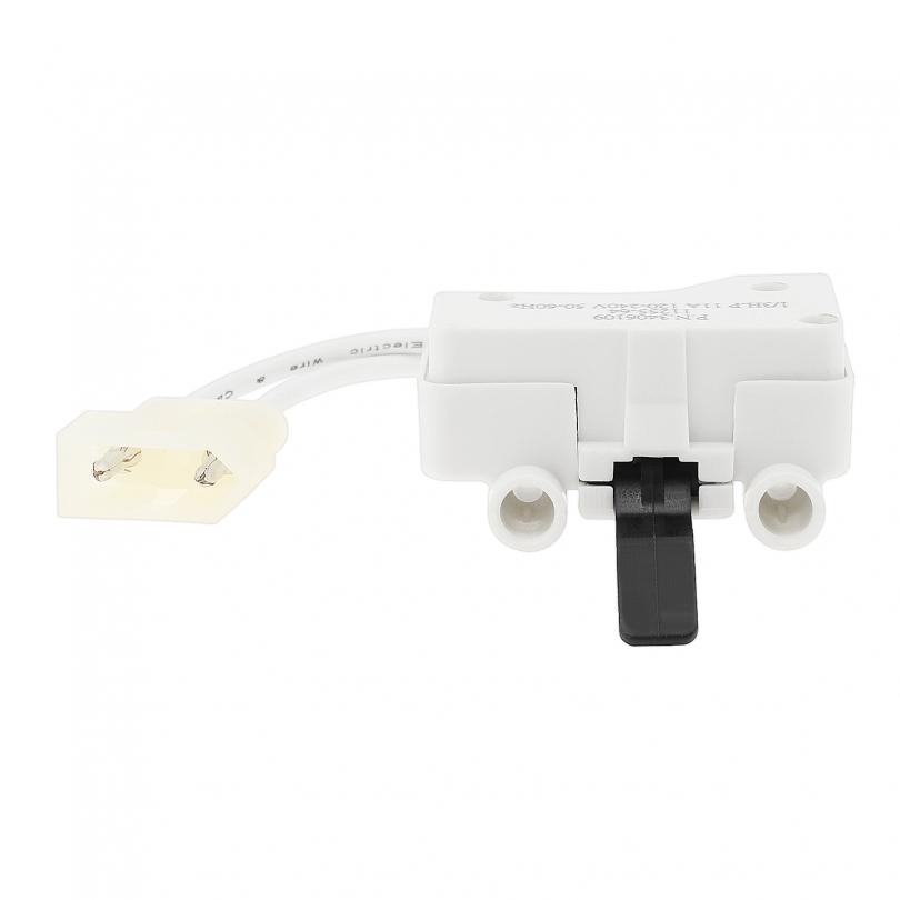 4pcs White Washing Machine Door Switch 3406109  Fit for Whirlpool / Kenmore, Precise Replaceable Door Switch