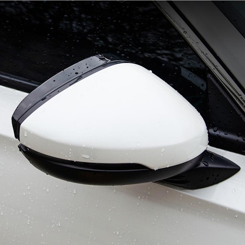 For Honda Civic Bright black Mirror Rain Eyebrow Cover