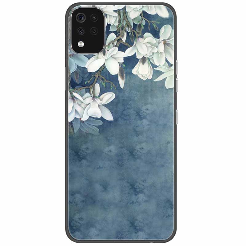 Phone Case For LG K42 K52 K62 Q52 Case Soft Painted Wolf Silicone Black Covers For LG K62 Cases K 42 Shockproof Funda for LGK52