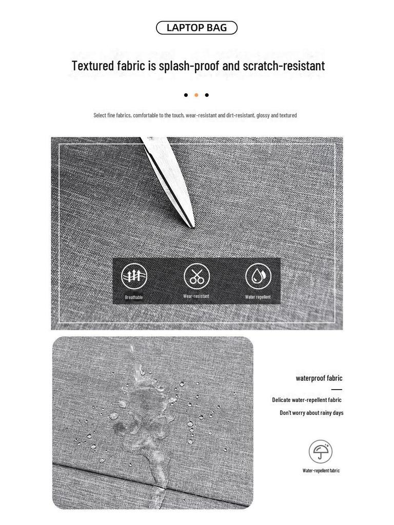 Pánská přenosná taška messenger - Velkokapacitní taška na notebook a dokumenty (13-15.6 Palce)