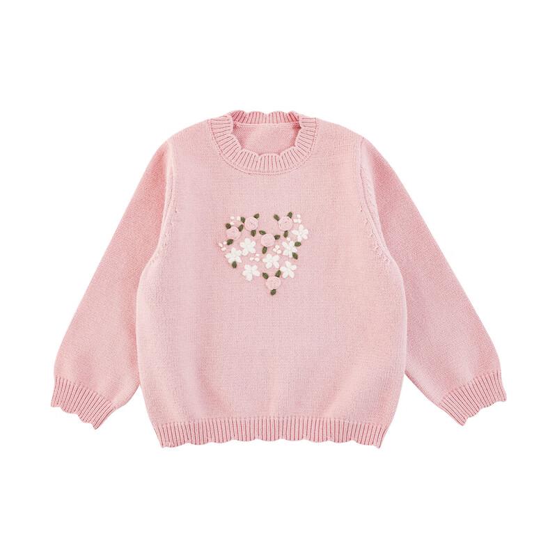 YouYou Girl's Romantic Crochet Knit Sweater
