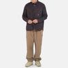 Stussy Solid Logo Embroidered Loose American Vintage Long Pants Men bottoms Brown 316063
