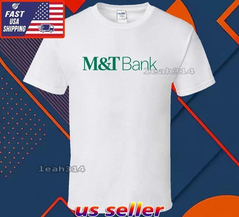 New Shirt M&T Bank Logo T-Shirt Funny American Usa Unisex Size S-5XL
