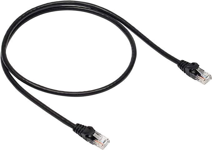 Lan Network Cable Rj45 Cat-6 Ethernet 0.9M Black