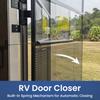 RV Screen Door Closer with Adjustable Tension,Aluminum Automatic Closing Device with Accessories,Works with Most Camper Latches&Travel Trailer Handles