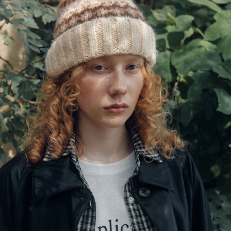 

cosegg Snowflake Wool Beanie_EEFAC103_2color BLACK_FREE(55~66)