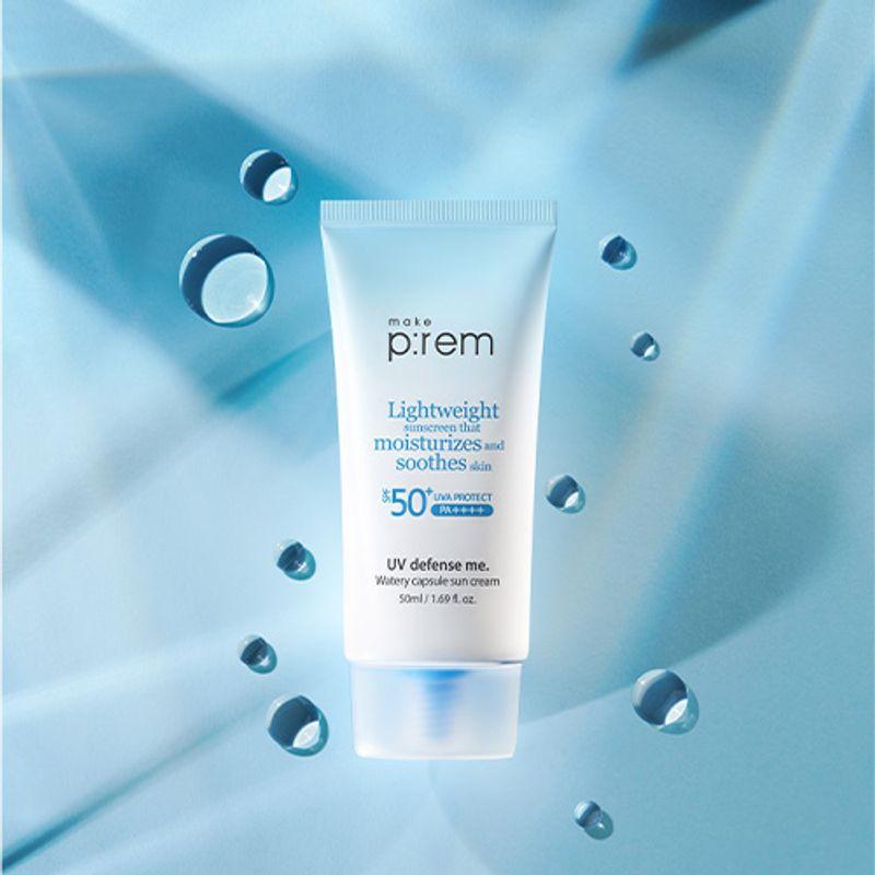 [make P:rem] UV Defense Me Watery Capsule Sun Cream 50ml