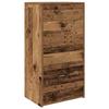 VidaXL Buffet with 6 Drawers Old Wood 50x34x96 Cm Engineered Wood 855890