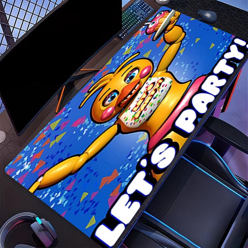 Five Nights at Freddy's Print Musemåtte, til Tastaturmåtte Bærbar PC Måtte til Kontor Hjemmebrug, Skrivebordsdekoration, Perfekt Fødselsdagsgave til Gamere