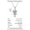 Moissanite Pendant Necklace for Women for Daily Wear, Classic Round Solitaire Jewelry Gift for Wedding and Anniversary